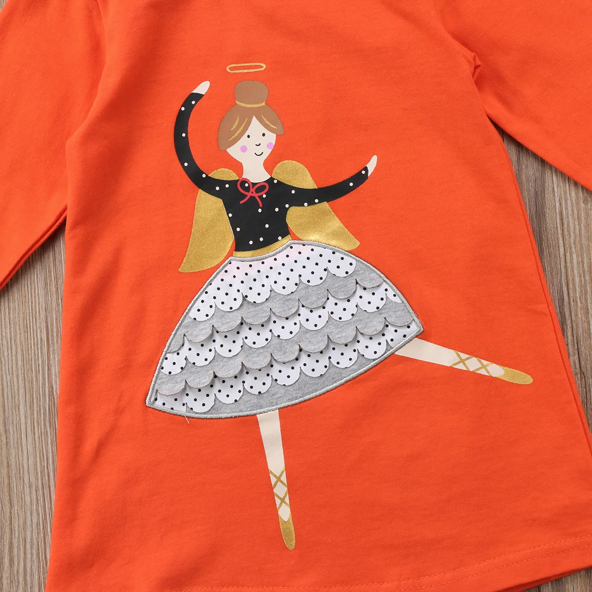 2020 платье принцессы с длинным рукавом для новорожденных девочек платье-пуловер в