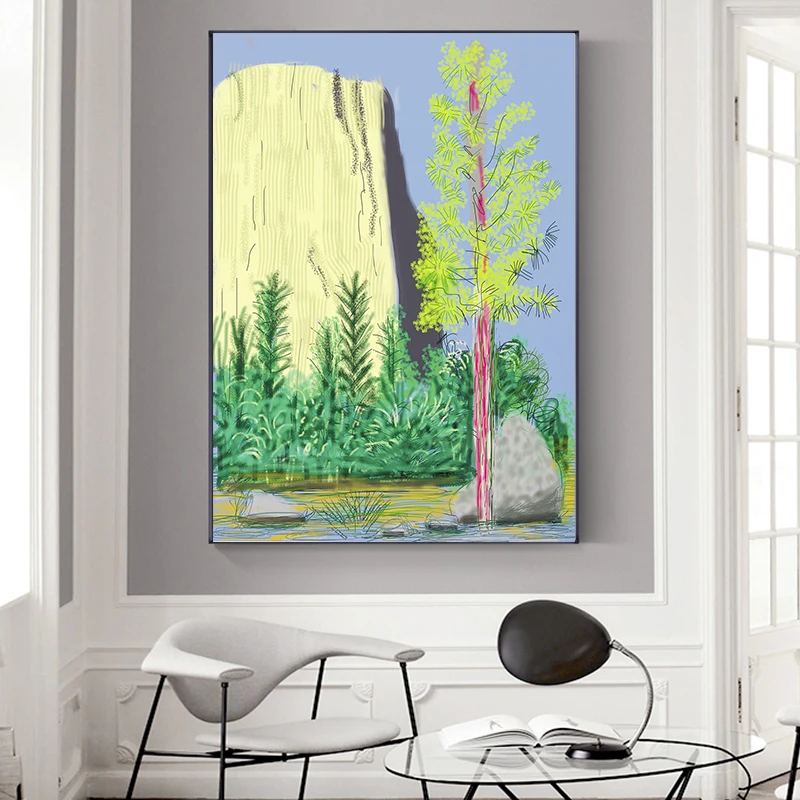Классические обои David Hockney Yosemite национальный парк холст живопись печать гостиная