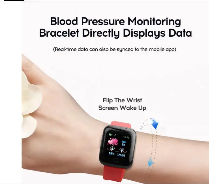 116 плюс цветной экран USB Смарт браслет спортивные Шагомер часы фитнес бег ходьба