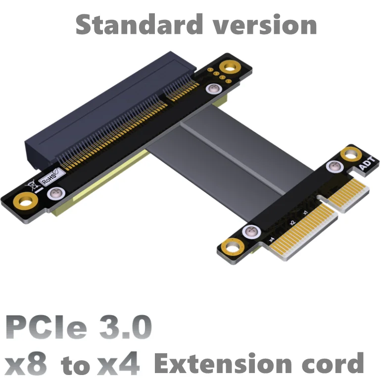 

PCI-E 3.0 4x 8x Graphics card Adapter Cable PCI Express PCIe x4 x8 Extender For GTX1080 PCIe3.0 X8 X4