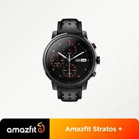 2019 new amazfit stratos flagship smart watch genuie leather strap gift box sapphire 2s