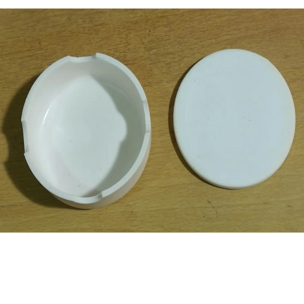 75X35mm with cover Стоматологическая лаборатория CAD тигель для циркониевые сверла спеченные тигли стоматологические с крышкой круглой формы держа бусины в духовке - Цвет: 75X35mm with cover