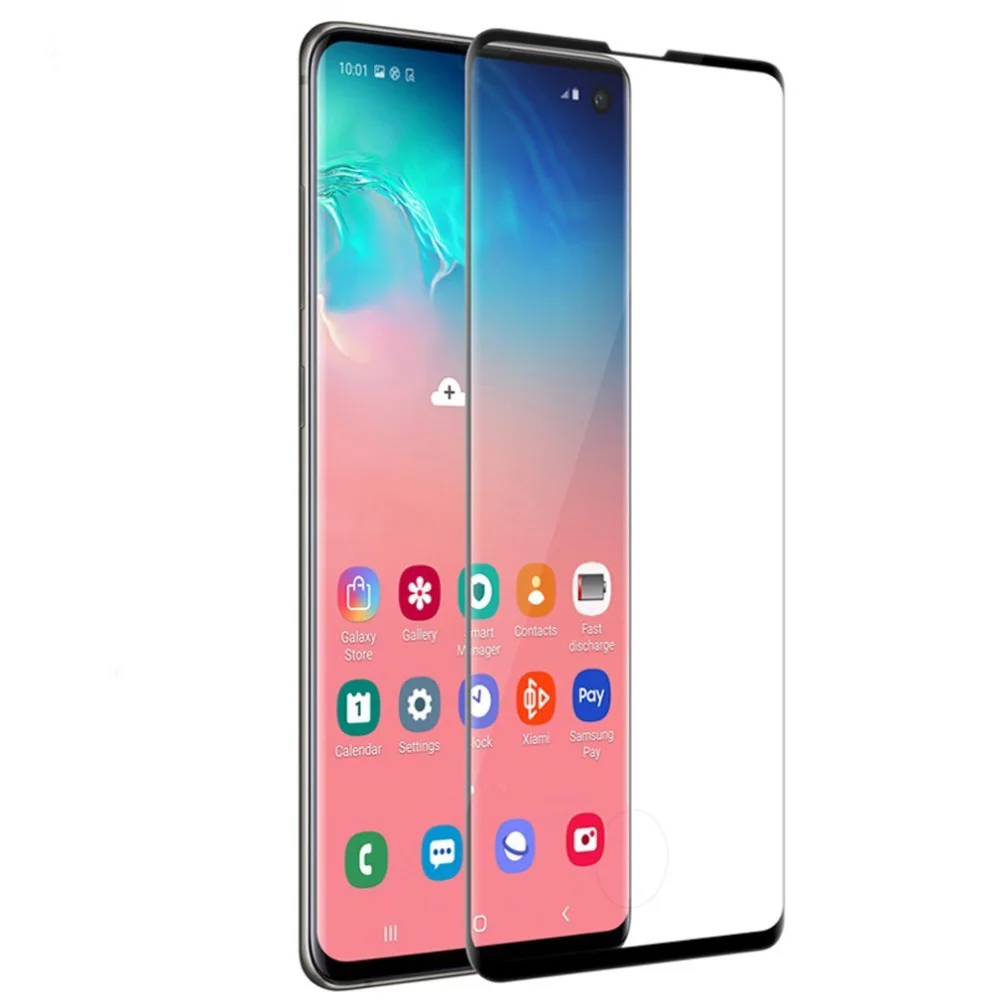 Для samsung Galaxy S10 S9 защитная пленка 3D полное изогнутое закаленное стекло для Plus