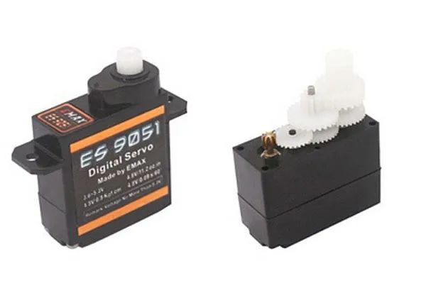 4 шт./лот EMAX ES9051 ES9251 1g/3 6g цифровой сервопривод пластиковая Шестерня 3DF3P самолет