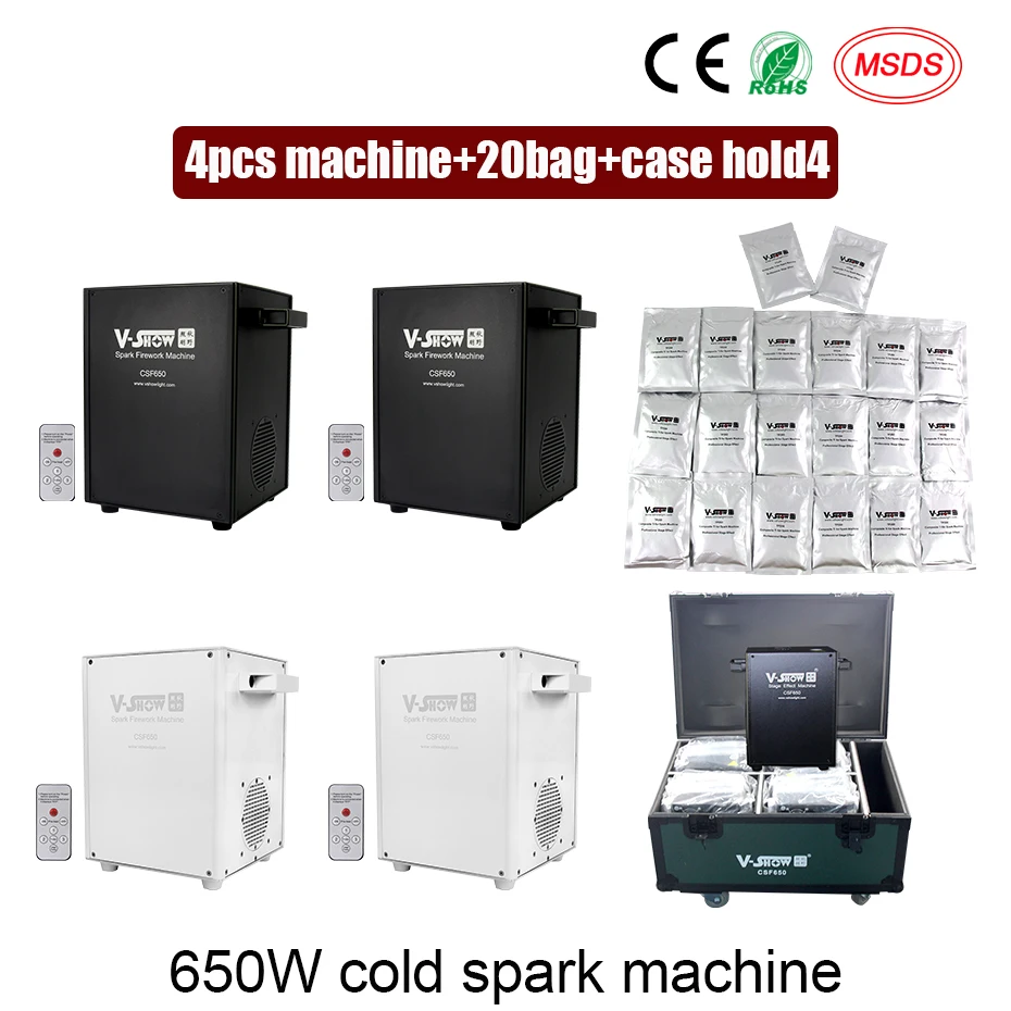 650 Вт фонтан холодной Spark стилизованные под языки пламени мини лазерная