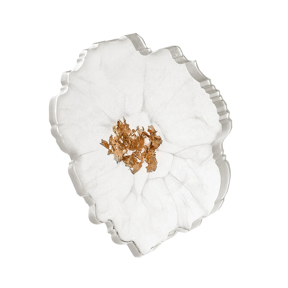 Термостойкая Подставка под стаканы портативное украшение для стола с золотыми