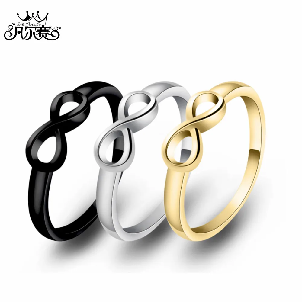 

Personalized Infinity Ring for Women Wedding Gift Forever Love Fashion Jewelry