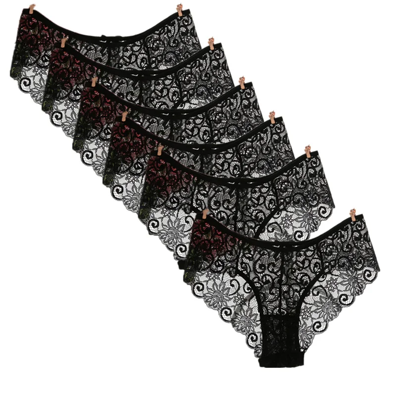 Женское нижнее белье бесшовные кружевные прозрачные сексуальные трусики