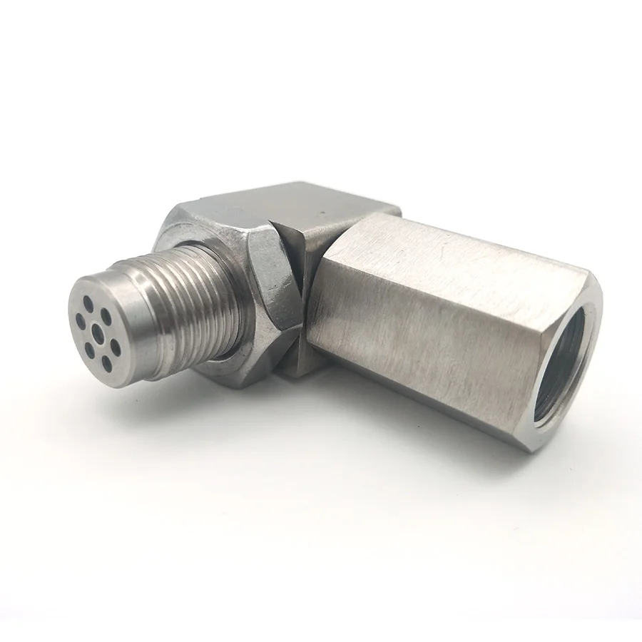 

O2 Oxygen Sensor Extender 90 Degree 02 Bung Extension Adapter Spacer Universal