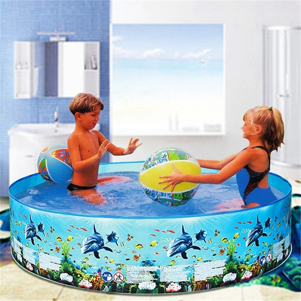 

Kids Inflatable-Free Pool High Quality Children'S Home Use Paddling Pool Outdoor No Air Pump Round Swimming Pool For Children