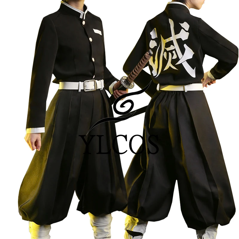 

Demon Slayer:Kimetsu no Yaiba Kamado Nezuko Kamado Tanjirou Agatsuma Zenitsu Tomioka Giyuu Costume Anime Cosplay Halloween Suit