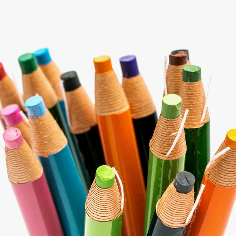 12pcs/box UNI 7600 Paper Oily Crayon 12-color Cord Eco-friendly Tear Industrial Crayons for Writing Marks | Канцтовары для офиса и