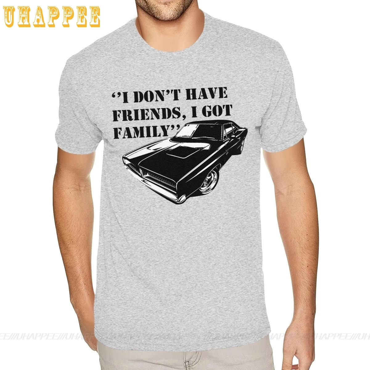 Забавная Рождественская футболка &quotФорсаж&quot мужские черные футболки с