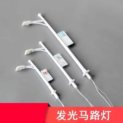 100pcsOutdoor Advertising Lamp Model with LED light Miniature for Train Layout |