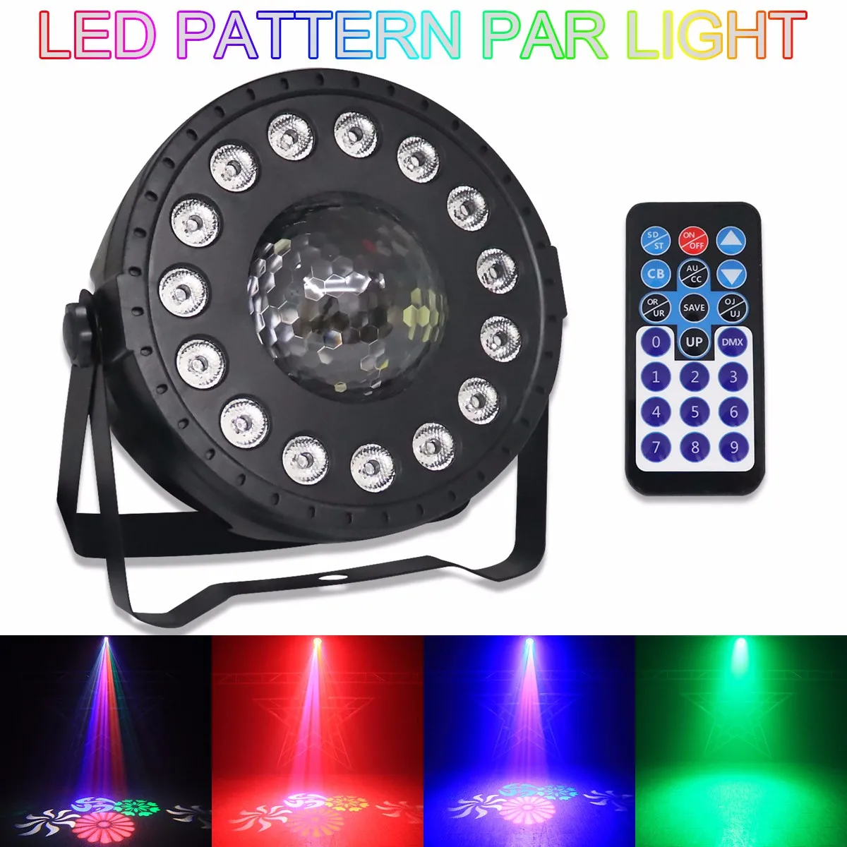 SP101 30 Вт двухцветный светодиодный светильник Par с рисунком управлением