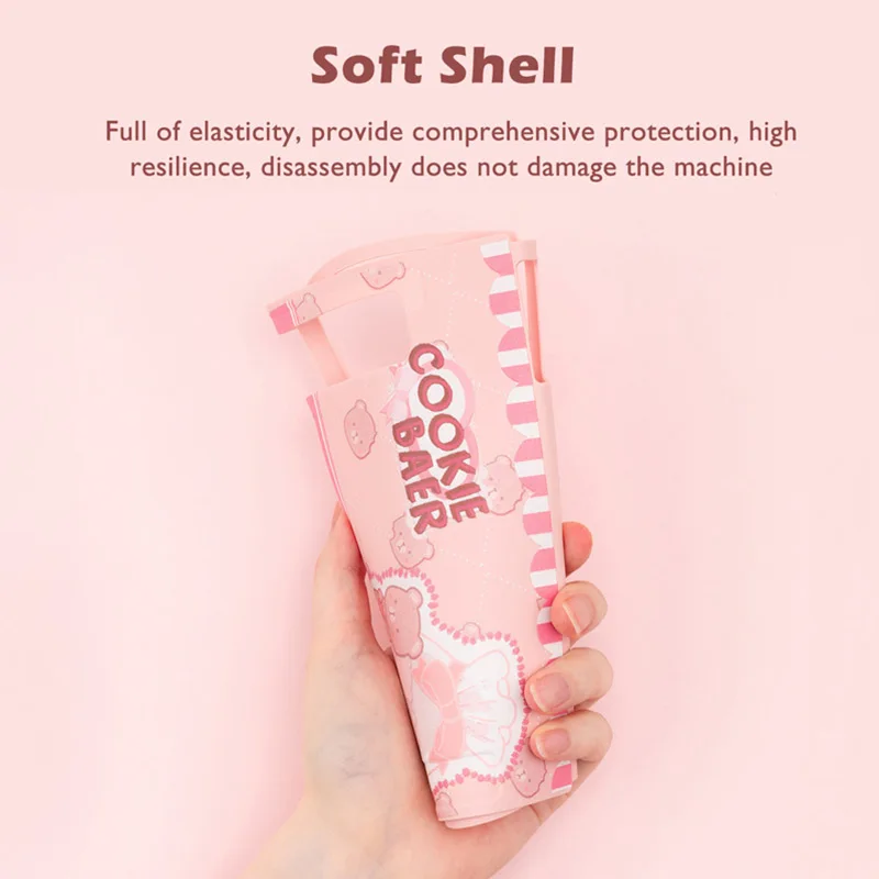 Милый мультяшный защитный чехол для Nintendo Switch мягкий из ТПУ NS игровой консоли