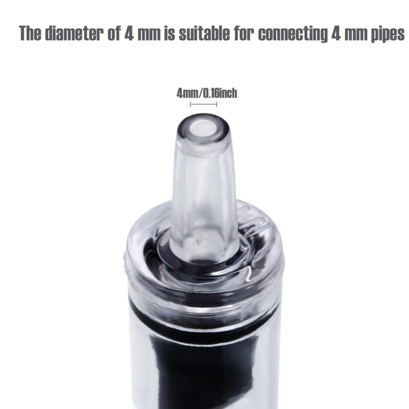 Durable 10 pcs Non-Return One Way Check Valve CO2 Aquarium Fish Tank Air Pump Retention Oxygen Increasing Accessories best | Дом и сад