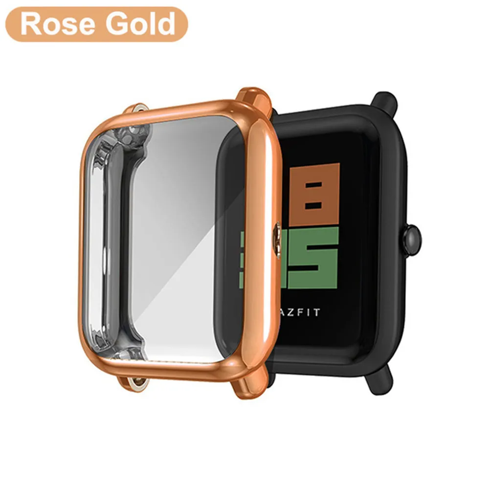 

Watch Case For Xiaomi Huami Amazfit Bip Lite Case Cover TPU Silicone Soft Screen Protector For Huami Amazfit Watch Full Coverage