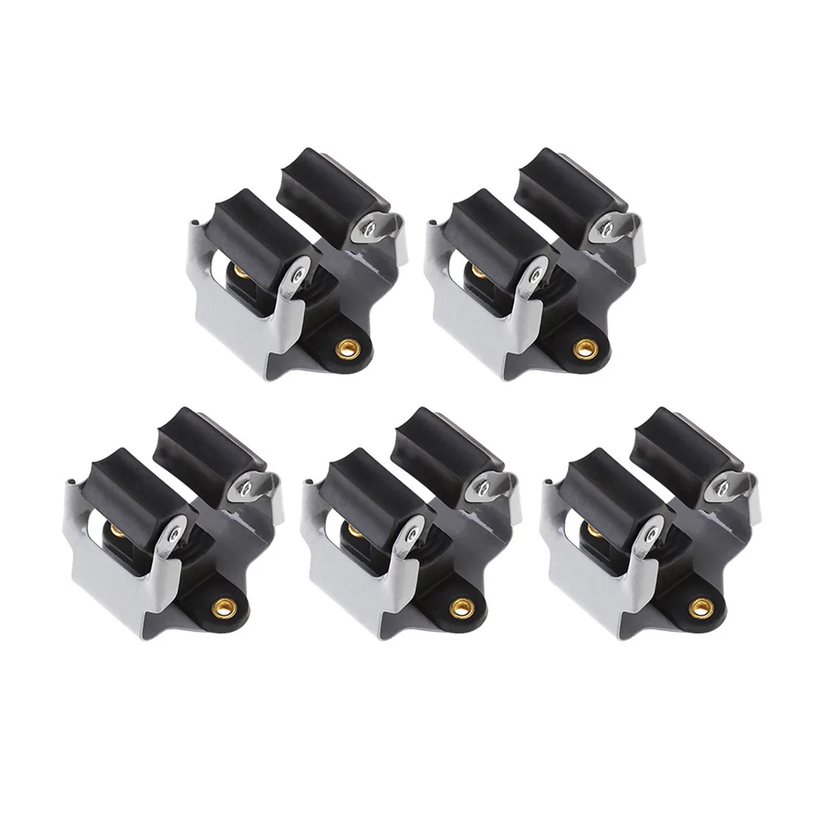 5 шт. настенные держатели для швабры 10 винтов|Подставки хранения и стеллажи| |