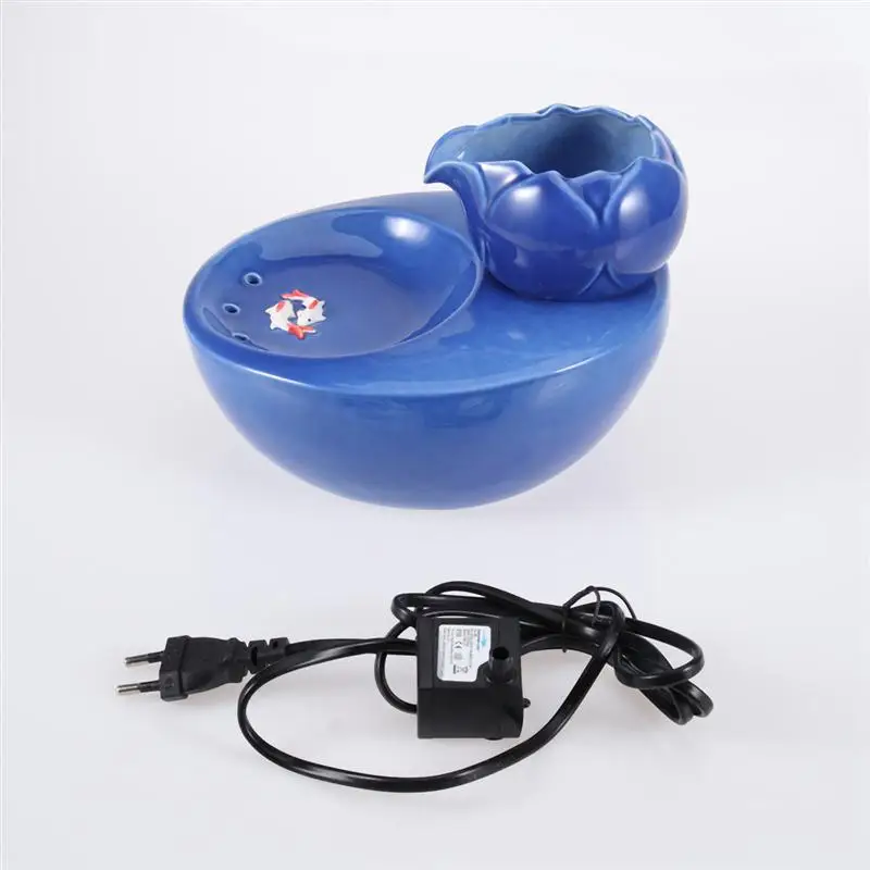 1 шт. декоративные практичный элегантный лотоса Форма Синий Автоматическая кошка