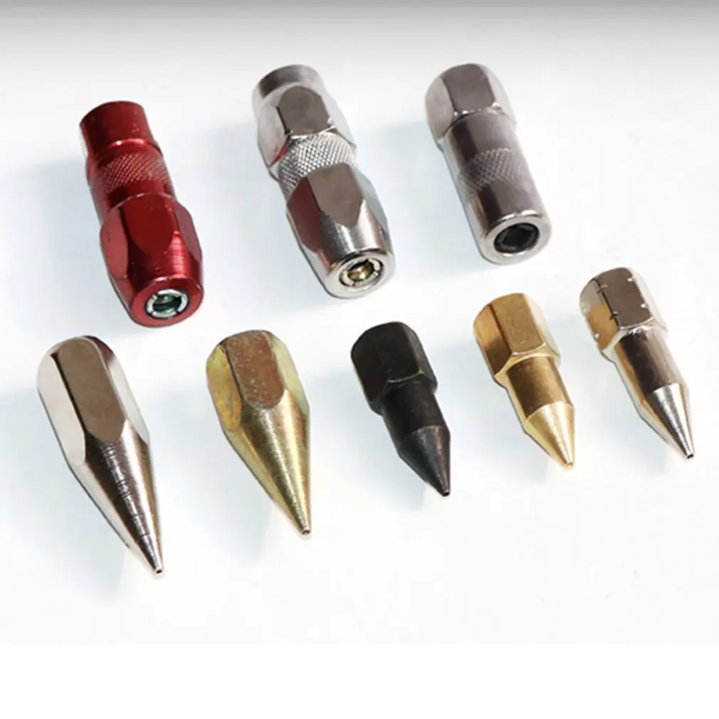 Explosion-proof Butter Sharp Flat Mouth Grease Gun Accessories Oil Nipple Fittings | Инструменты