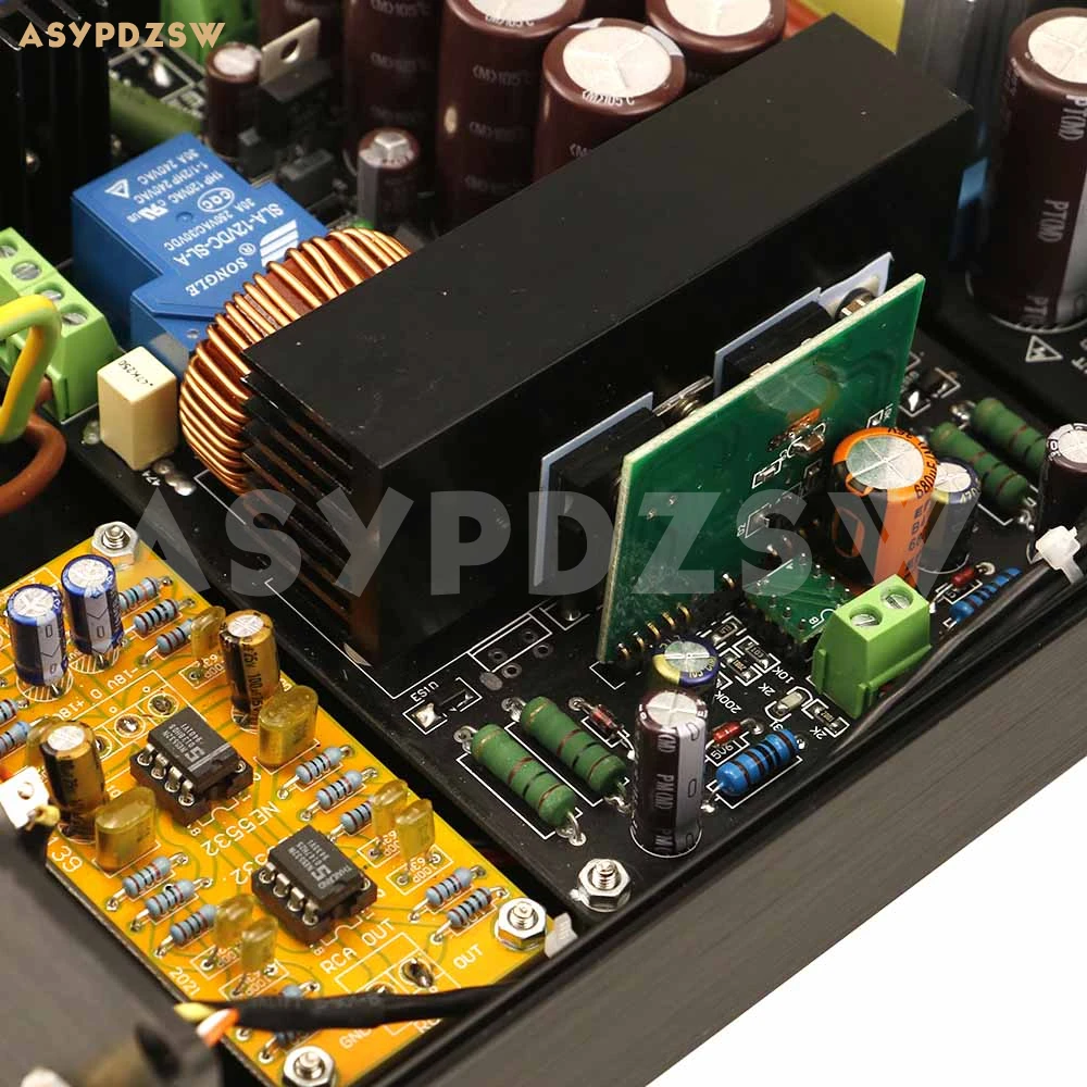 Цифровой сценический усилитель мощности 1000 Вт Mono IRS2092 + IRFB4227 класса D с входом RCA/XLR