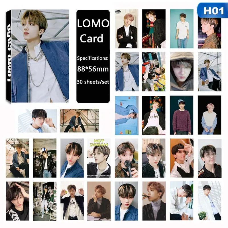 

30Pcs/set NCT DREAM 4th Mini Album Reload Official LOMO Cards for Fans Collection Jisung JENO JAEMIN HAECHAN Photocards