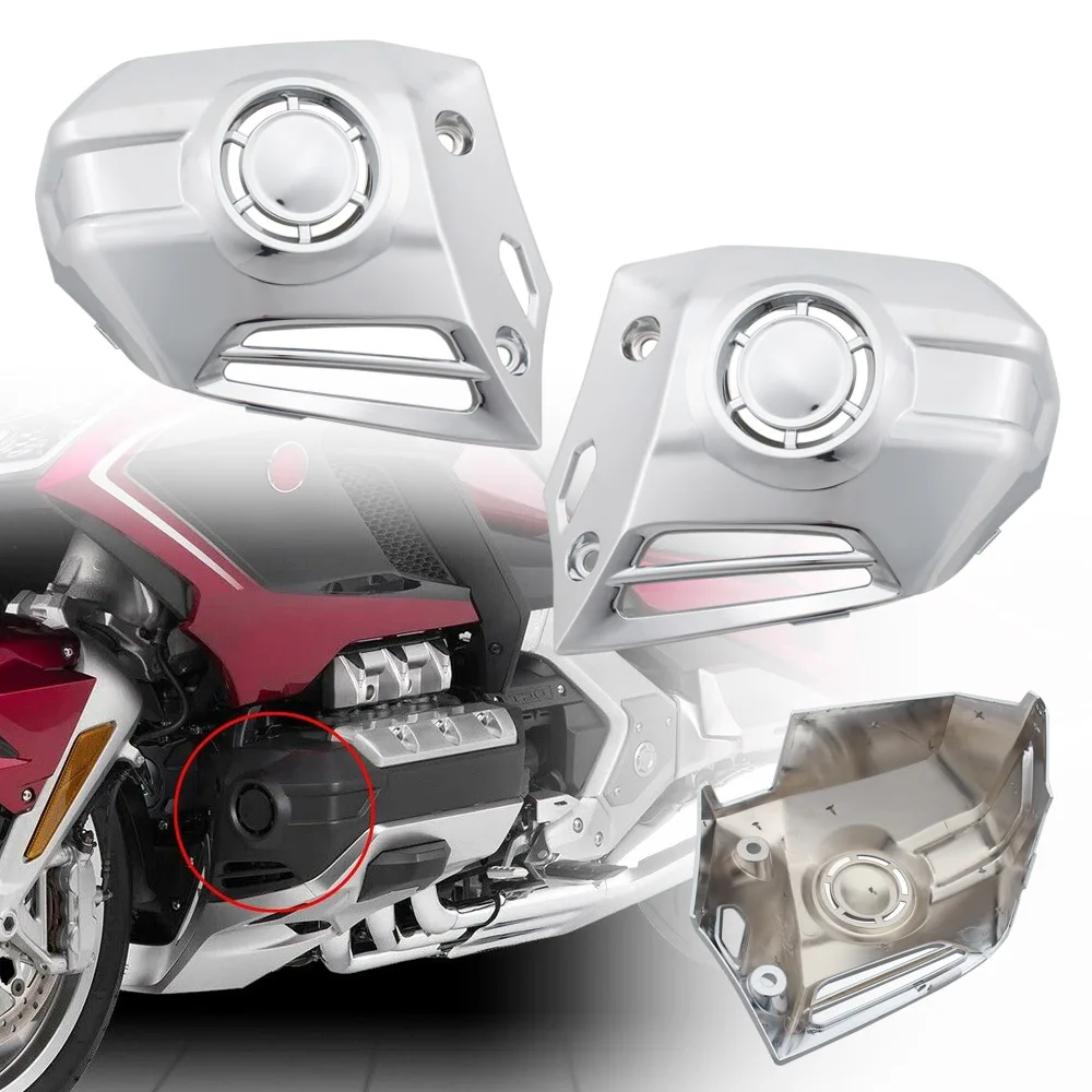 

Motorcycle ABS Chrome Lower Cowl Covers Decorative Accent Trims Protectors For Honda Goldwing 1800 GL 1800 2018-2020 Motorbikes