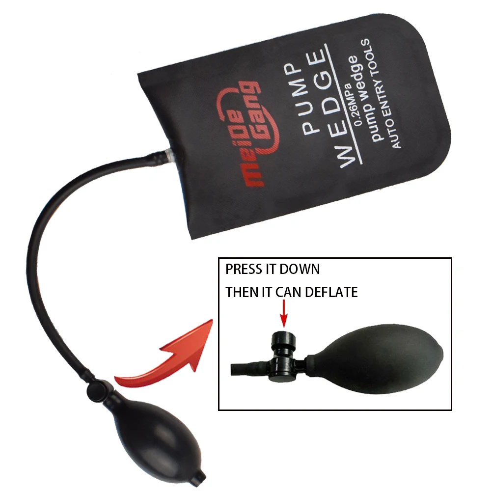 

Car Universal Auto Door Key Lost Lock Out Wedge Emergency Opening Unlock Portable Open Tool Kits Air Pump Car Accessories