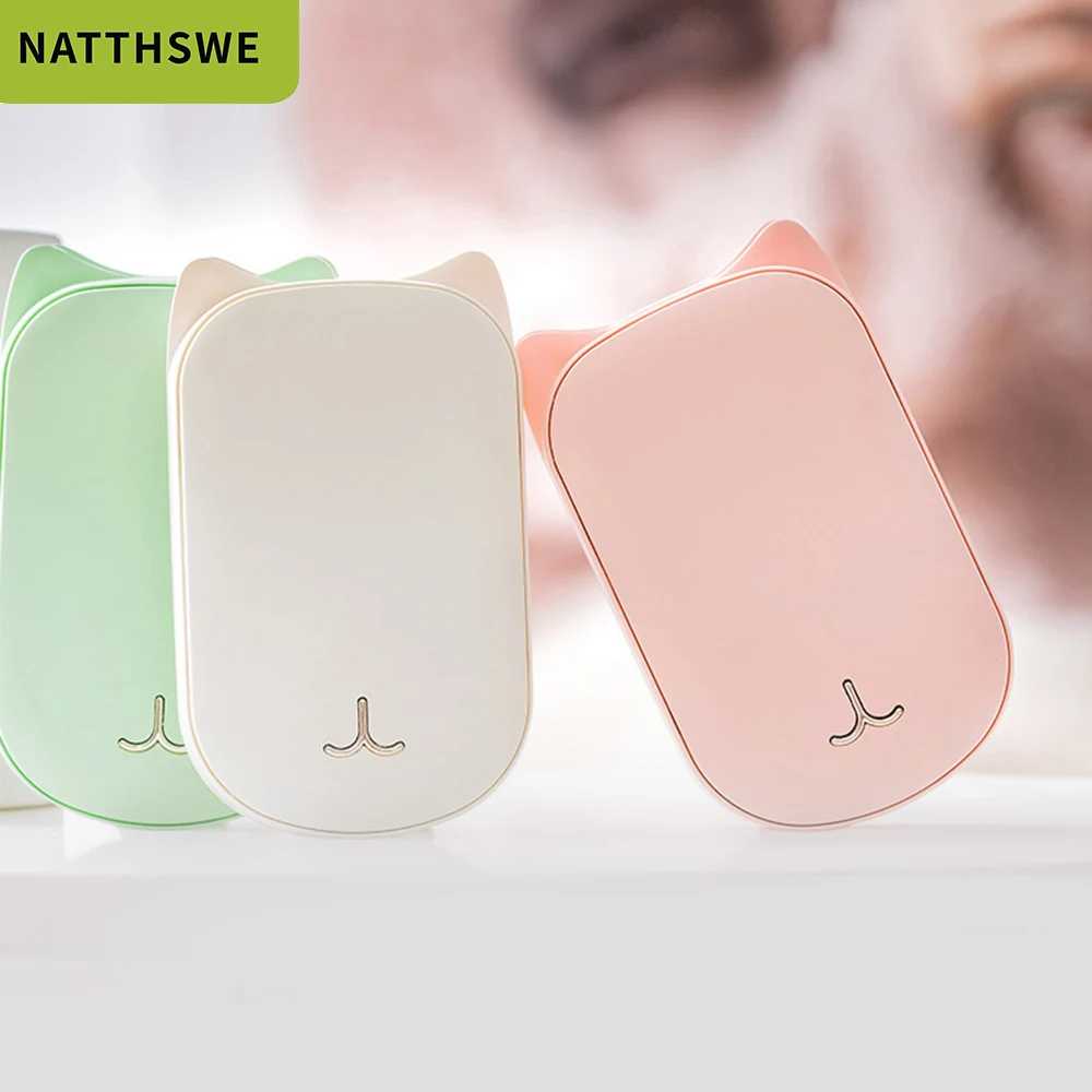 Портативный внешний аккумулятор NATTHSWE для смартфонов с зарядкой от usb 10000