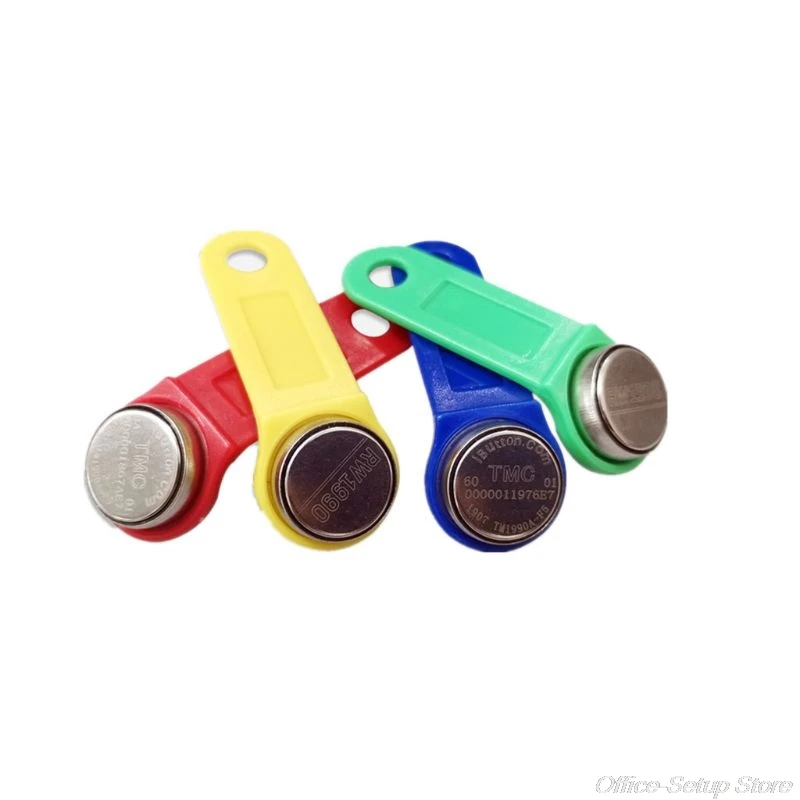 10pcs/lot rewritable RFID Touch Memory key RW1990 iButton for copy card Sauna dallas keys cards M03 21 Dropshipping - купить по