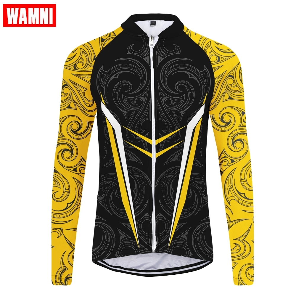 WAMNI Fashion Women Cycling Jersey Patchwork Mountain Bike Dry Slim 3D Long Sleeve MBT Zipper Top blusas mujer de moda | Спорт и