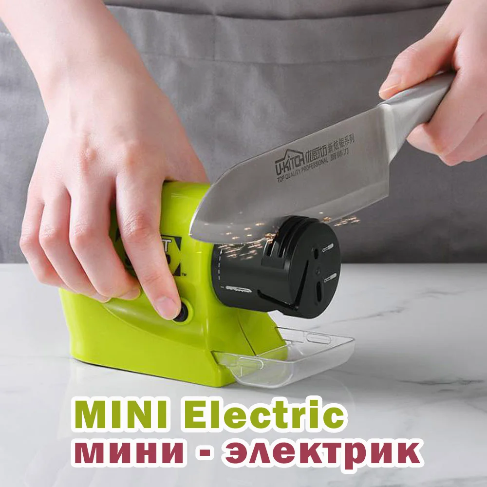 

【MINI Electric Knife Grinder】 Swifty Sharp Multi-functional Sharp-edged Tool Grinding Stone for kitchen gadgets rack tools