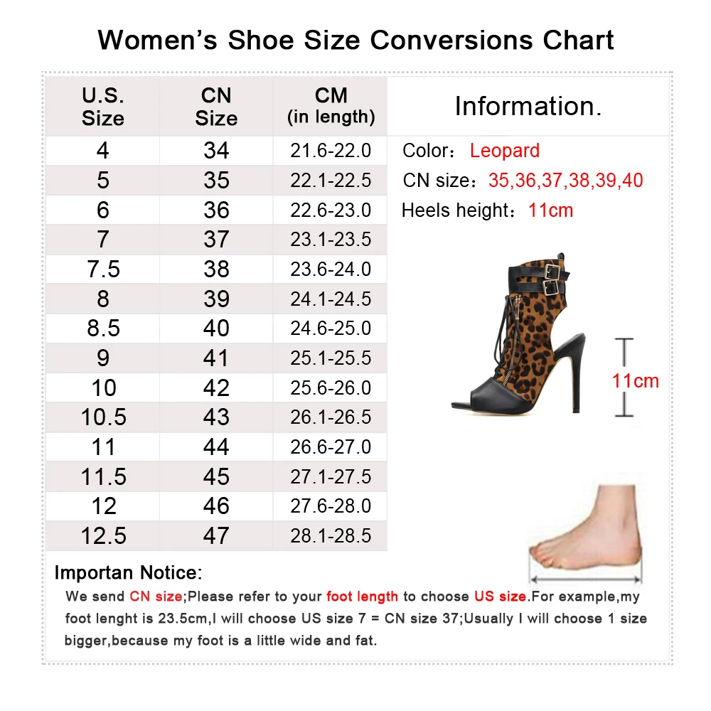 

NIUFUNI Women's Sandals Boots Sexy Leopard Ankle Wrap Shoes Woman Fashion Lace Up HIgh Heels Women Boots Female Shoes Summer