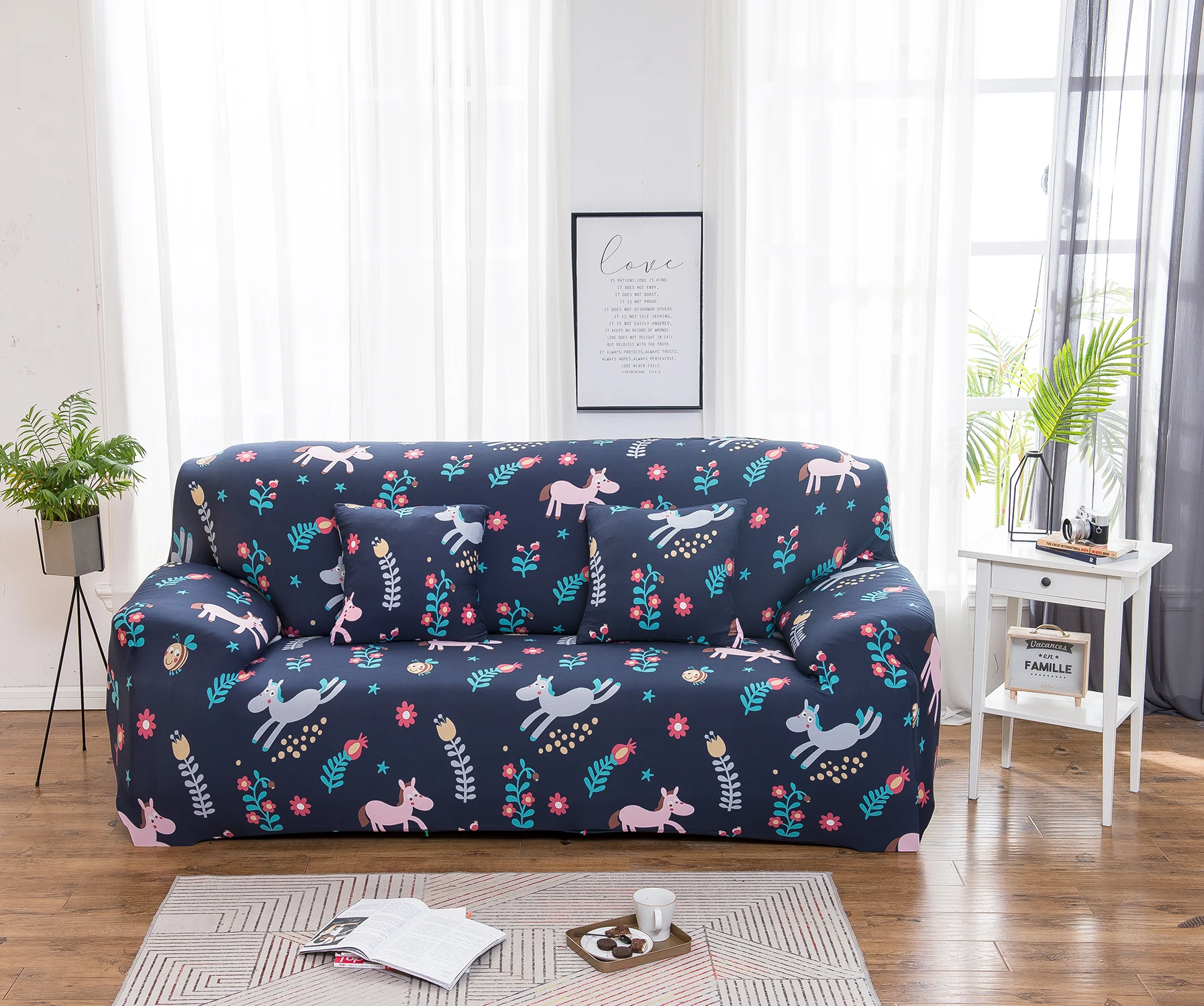 Эластичные разноцветные диванные чехлы покрывало стрейч для софы угловой формы