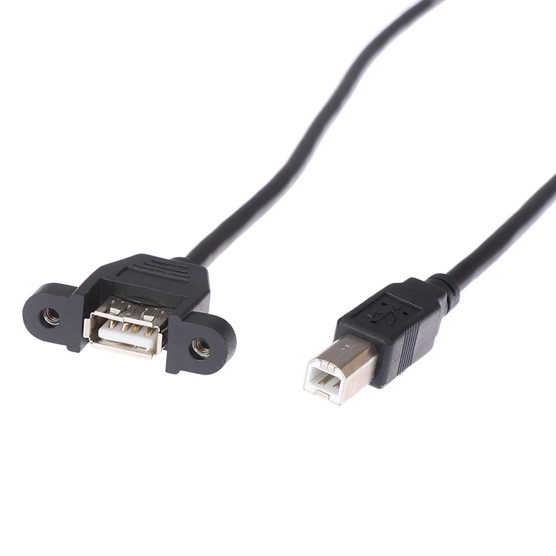 Высокое качество 0 3 м/0 5 м/1 м USB B папа к USB2.0 A женский принтер удлинитель Панель
