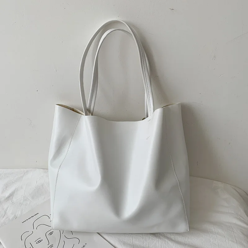 

Women's Bag Large Capacity Shoulder Bags High Quality PU Leather Handbags and Purse Female Retro Tote Bags