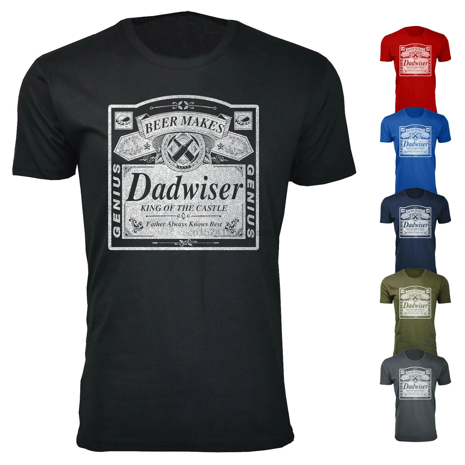 Мужские футболки Dadwiser Fathers Day |