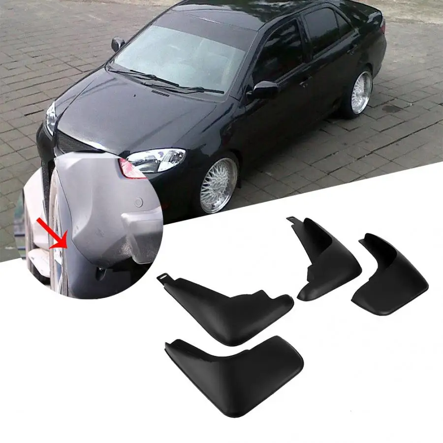 4 шт. Автомобильные Брызговики крыло брызговиков протектор подходит для TOYOTA VIOS 2003