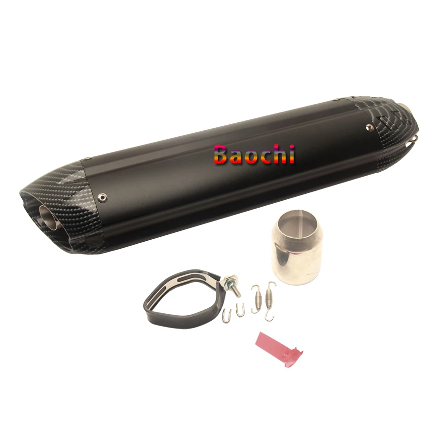 Универсальный мотоциклетный глушитель выхлопной трубы 470 мм Escape Moto для Kawasaki Z750 Z800