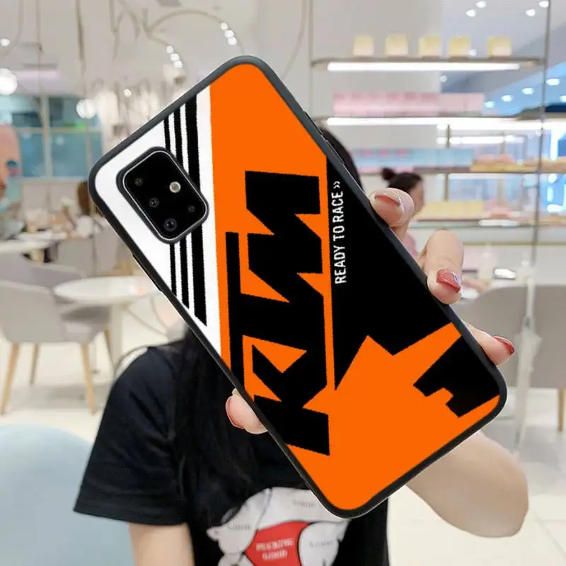 

ZFGHSHYQ Luxury Motorcycle Brand KT Phone Cases For Samsung S9 10 20Plus Note 7 8 9 10 10plus Pro J8 M30 31 A30s A71