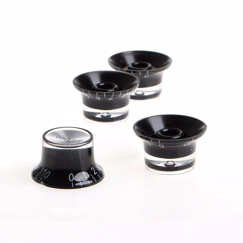

useful Guitar 2 Tone 2 Volume Control Knob Top Hat Bell for Les Paul Epiphone SG