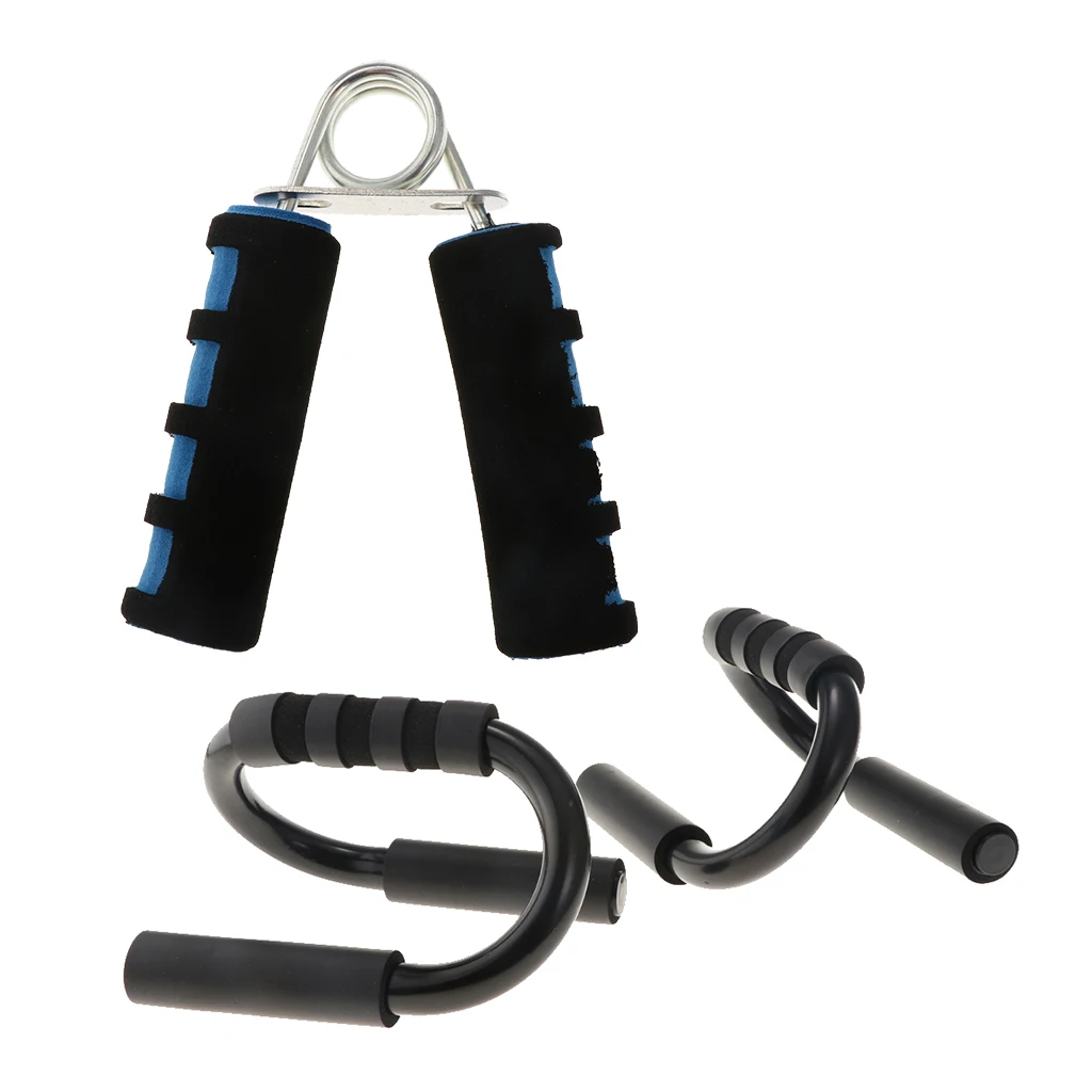 Пара тренажер пуш-ап стойки с ручным предплечником силовой тренировочный захват