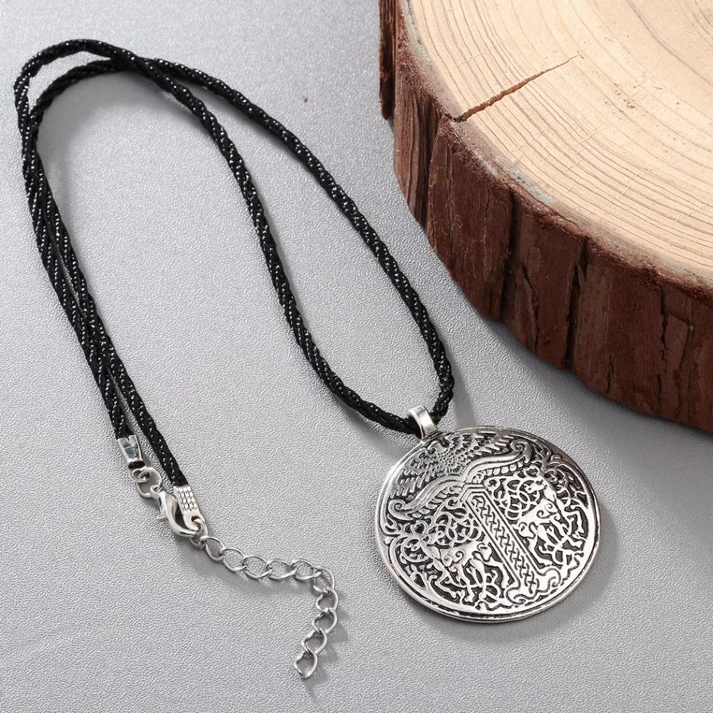 Чандлер античное Дерево жизни дерево ирминсул викинги олень подвеска ожерелья