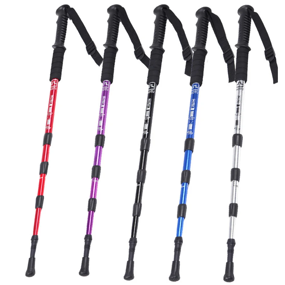 

Adjustable Telescopic Trekking Walking Hiking Stick Pole Portable Anti-Shock