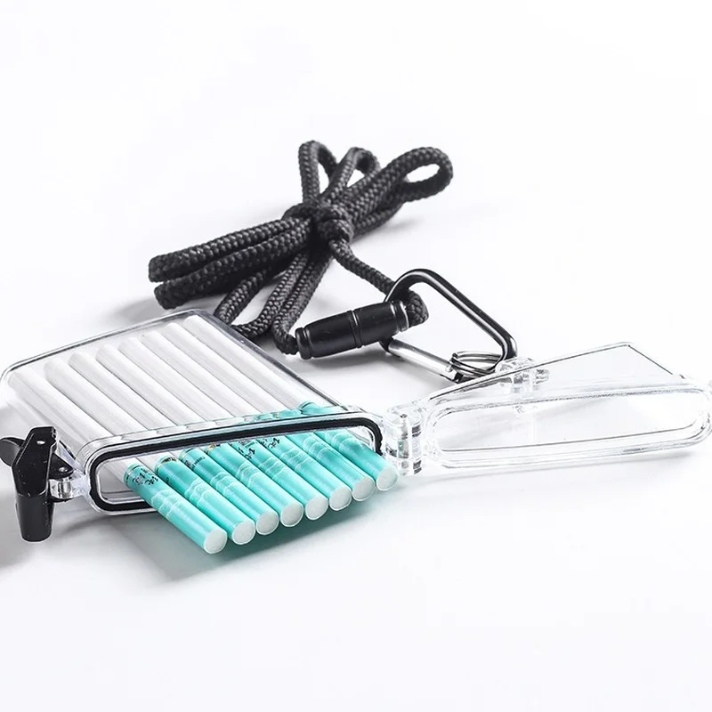 

New Summer Ins Transparent Plastic Cigarette Case Box Fashion Hard Shell Waterproof Business Card Case Storage Case