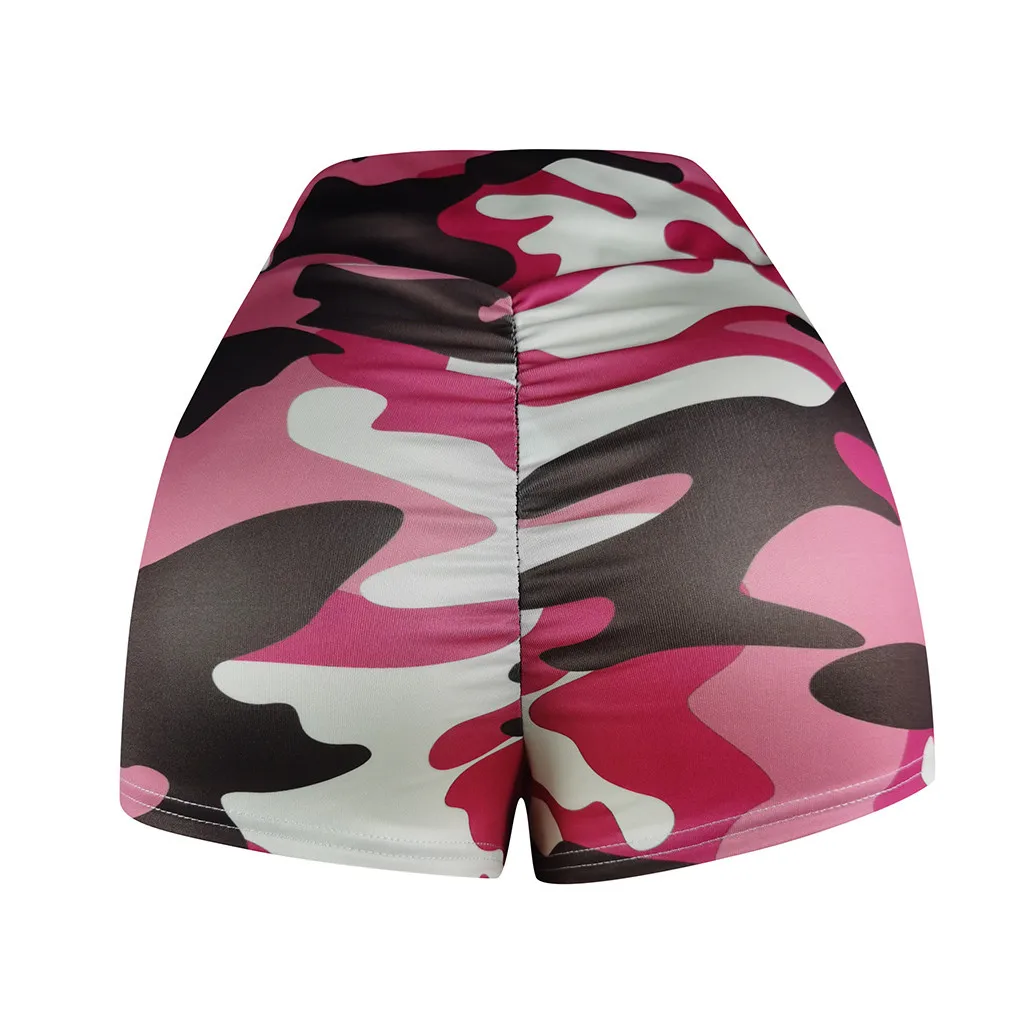 Женские бесшовные шорты для йоги с высокой талией фитнеса тренажерного зала