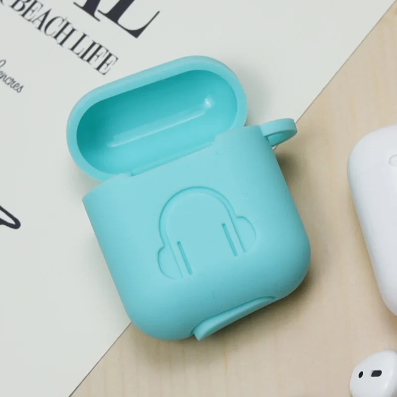 

Suitable for Airpods Silicone Cover, Apple Wireless Bluetooth Headset Charging Box, Protective Cover, Anti Falling Storage Case