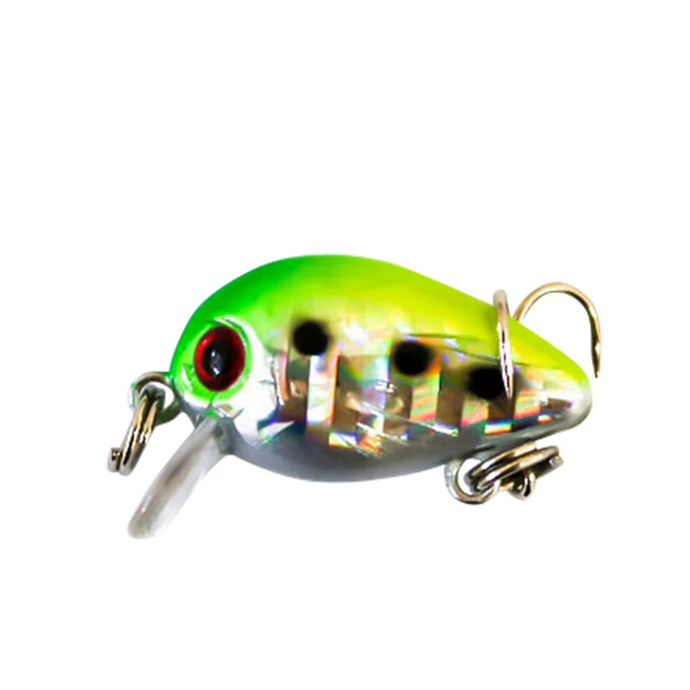 Мини-воблер для рыбалки Mini Minnow Lure, поверхностная искусственная приманка, плавающие рыболовные приманки для щуки, окуня и форели, 2,6 см/1,2 г.