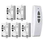 Пульт дистанционного управления, 433 МГц, 220 В переменного тока, переключатель вверх вниз, стоп, трубчатый моторный контроллер